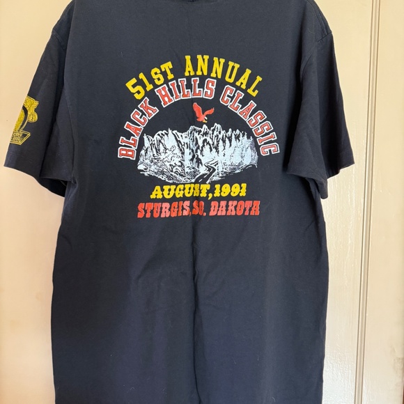 Harley Davidson "A WAY OF LIFE"/STURGIS CLASSIC 3D Emblem T-Shirt XL  - Picture 2 of 4